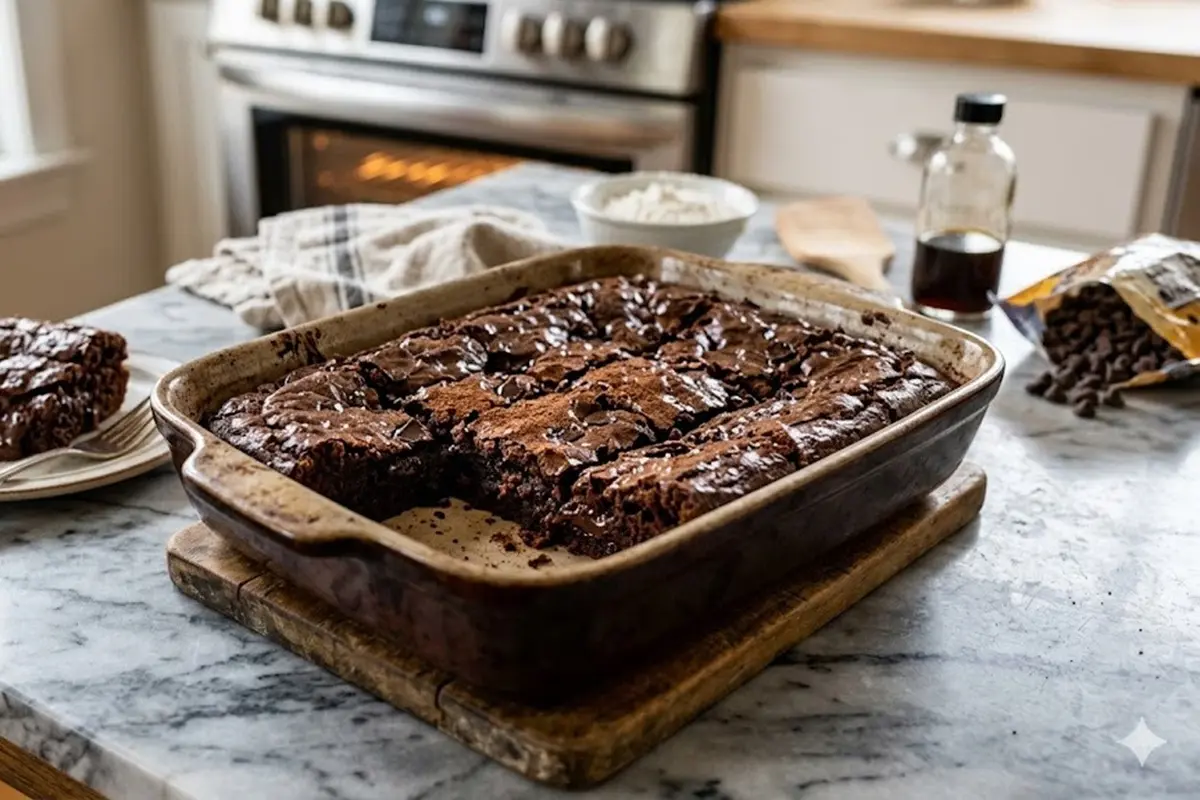 Brownies dari Roti Tawar Sisa