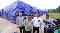 Menjelang musim tanam, PT Pupuk Indonesia (Persero) bersama Kementerian Pertanian mengecek kesiapan distribusi dan stok pupuk bersubsidi di Jawa Barat, Kamis (12/10/2023).