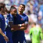 Dua gol Chelsea  dicetak oleh Thiago Silva (20') dan Christopher Nkunku (41').  (Mike Stobe/Getty Images/AFP)