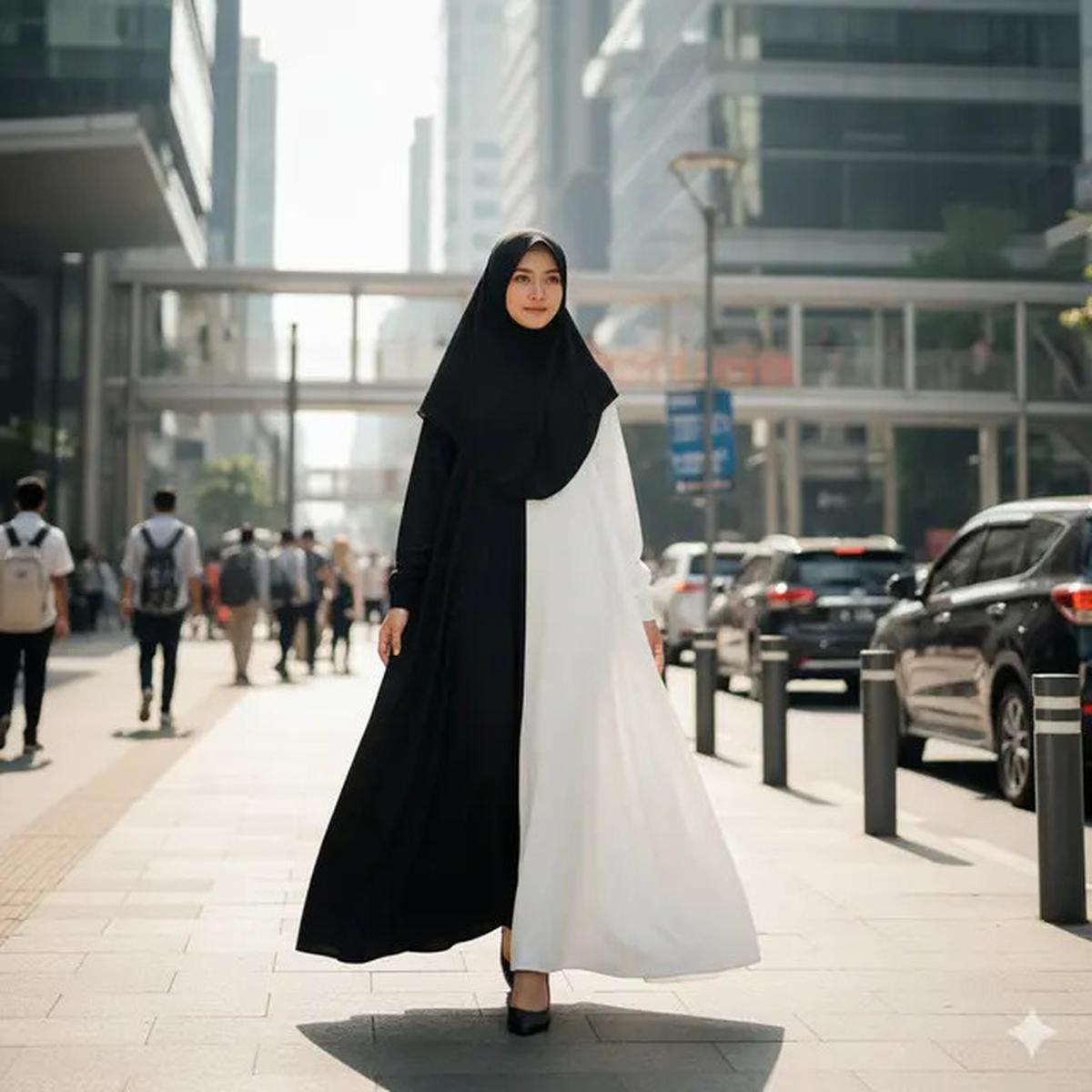 9 Gamis Set Hijab Syar'i Terbaru 2025, Outfit Simple Elegan untuk Harian