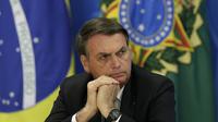 Presiden Brasil Jair Bolsonaro (AP/Eraldo Peres)