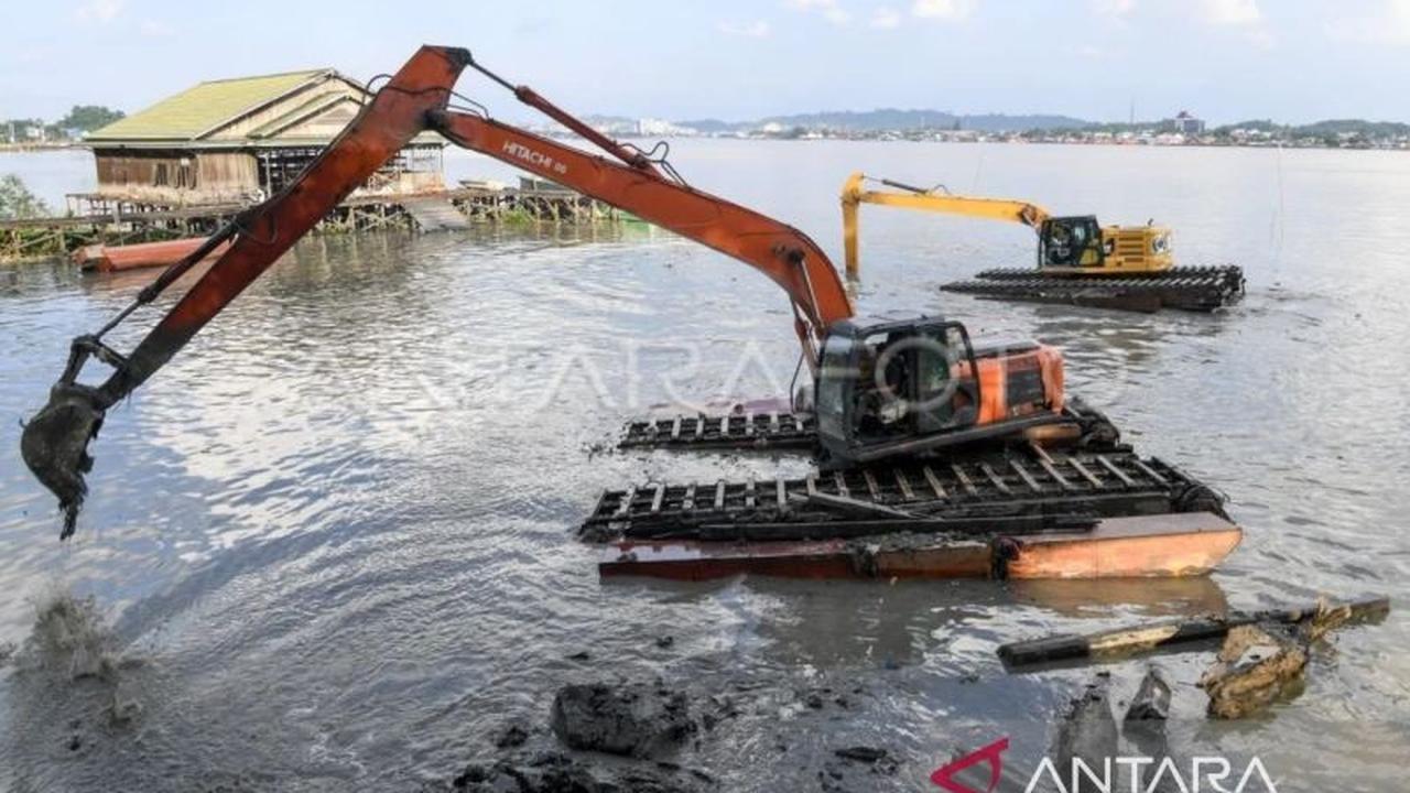 BWS Kalimantan IV Intensifkan Normalisasi Sungai Samarinda, Anggaran Tanggul Disiapkan 2026
