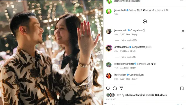 Jess No Limit Lamar Sang Kekasih Sisca Kohl