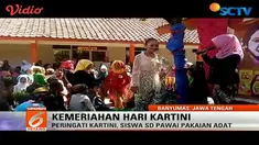 Ada beragam cara unik untuk meriahkan hari Kartini. Mulai dari pawai hingga melukis wajah Kartini.