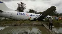 Pesawat kargo tergelincir di Bandara Wamena