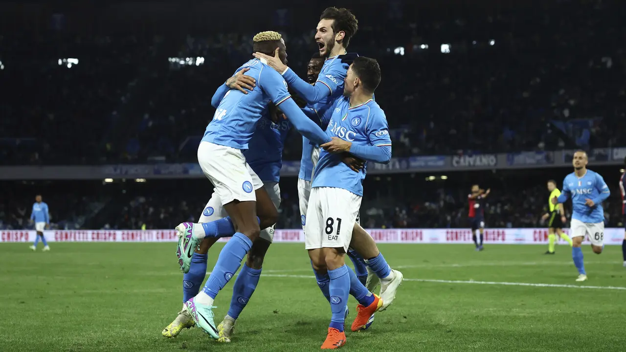 Hasil Napoli vs Cagliari di Liga Italia