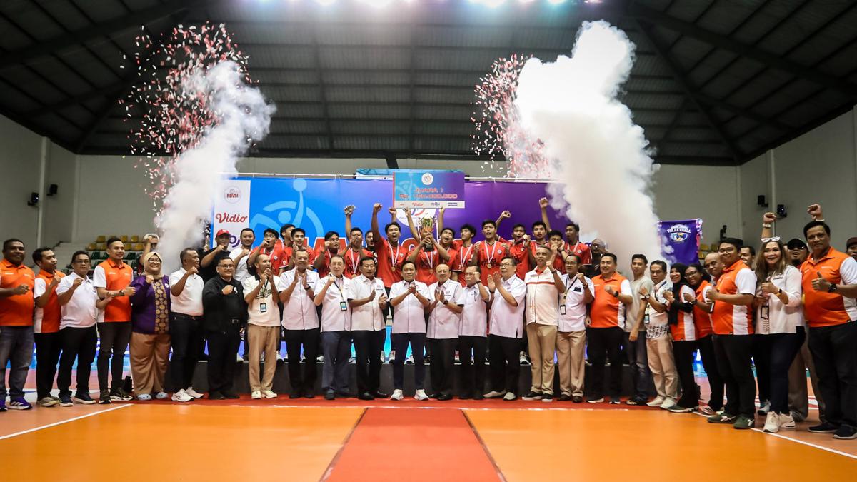 Piala Ketum PP PBVSI 2025: Perumda Tirta Bhagasasi Juara usai Gebuk TNI AU