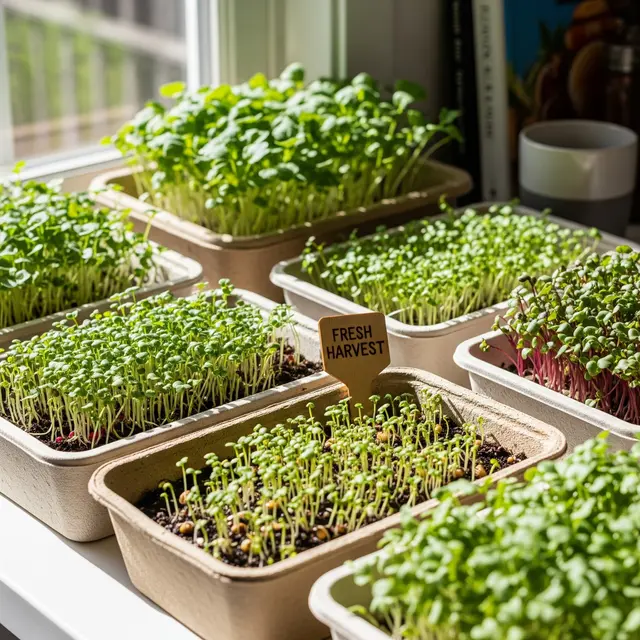 Model Kebun Mini Sederhana (Image by Gemini AI)