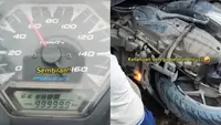 Viral motor tamatkan odometer (Sumber: Twitter/hahingang)
