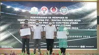 Menpora Zainudin Amali resmikan Aceh dan Sumatera Utara sebagai tuan rumah bersama PON 2024. (Kemenpora).