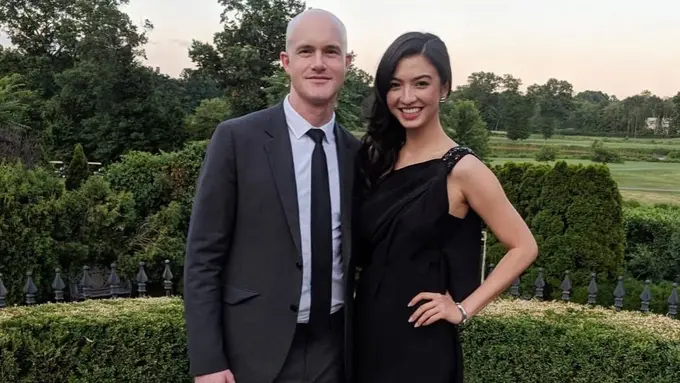 Brian Armstrong dan Raline Shah (Instagram/@ralineshah)