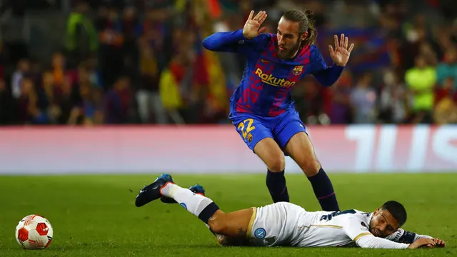 FOTO: Barcelona Ditahan Imbang Napoli di Liga Europa