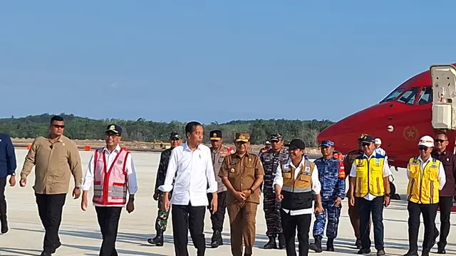 Jokowi Mendarat Perdana, Bandara IKN Ditarget Tuntas 31 Desember 2024