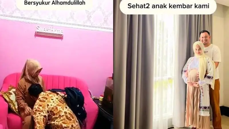 7 Tahun Menanti Buah Hati, Momen Istri Beri Kejutan Suami Hamil Kembar Ini Bikin Haru