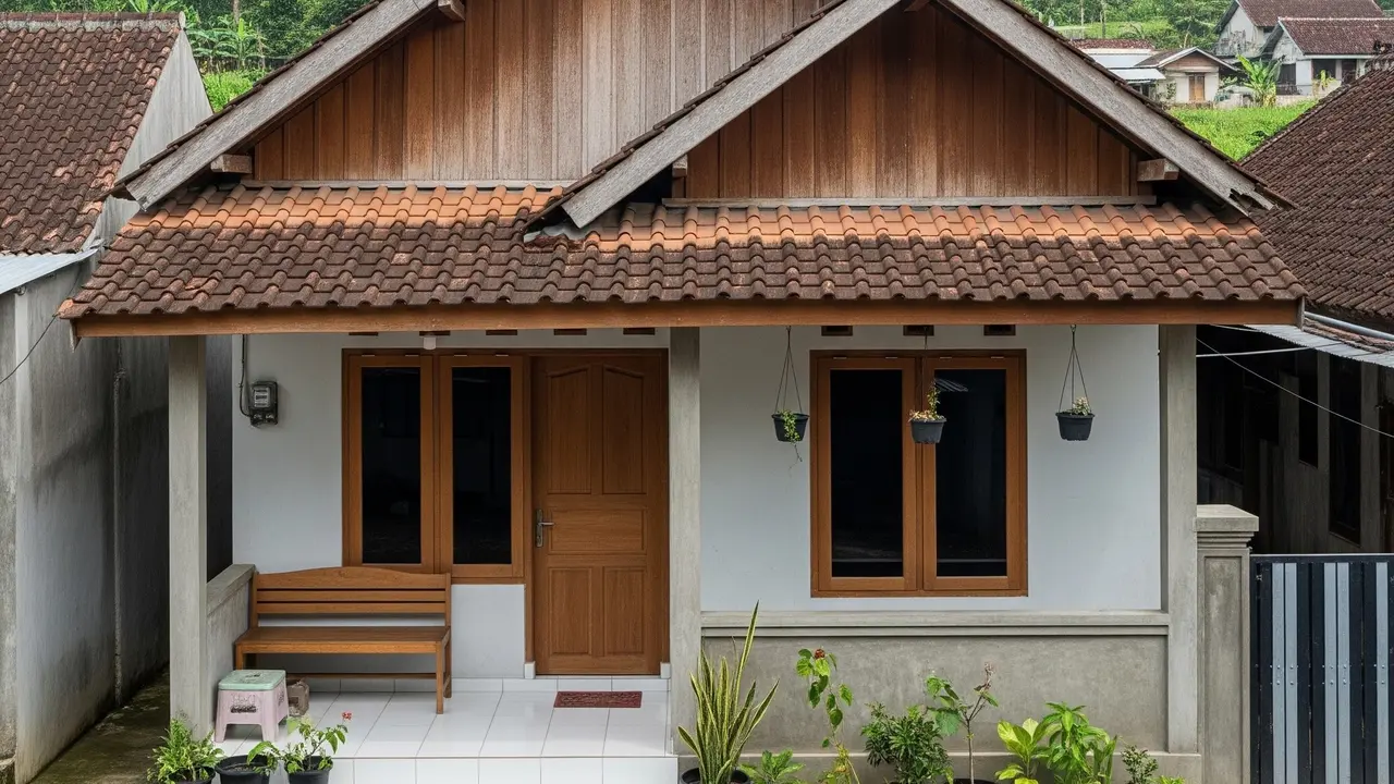 9 Rumah Sederhana Era 90-an tapi Tetap Modern di Desa, Harmoni Klasik Tak Lekang Waktu