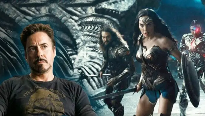 [Bintang] The Avengers nonton bareng trailer Justice League