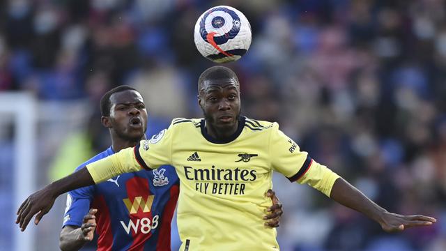 FOTO: Dua Gol di Masa Injury Time Bawa Arsenal Tekuk Crystal Palace 3-1 - Nicolas Pepe; Tyrick Mitchell