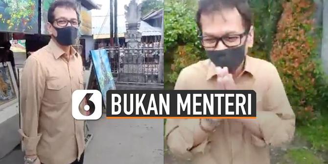 VIDEO: Viral Video Wishnutama Dikira Bukan Menteri