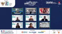 Menteri BUMN Erick Thohir pada pembukaan Pasar Digital (PaDi) UMKM Indonesia Virtual Expo batch 2 yang resmi digelar sejak 6-21 September 2021.