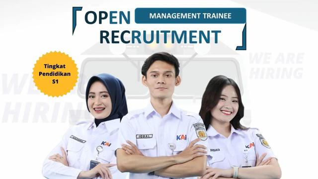 KAI membuka lowongan kerja untuk program Management Trainee Tahun 2024.