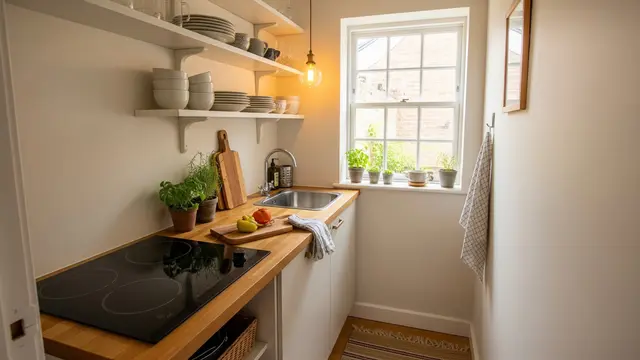Inspirasi Dapur Mungil di Pojok Rumah yang Tetap Nyaman untuk Memasak/Gemini AI