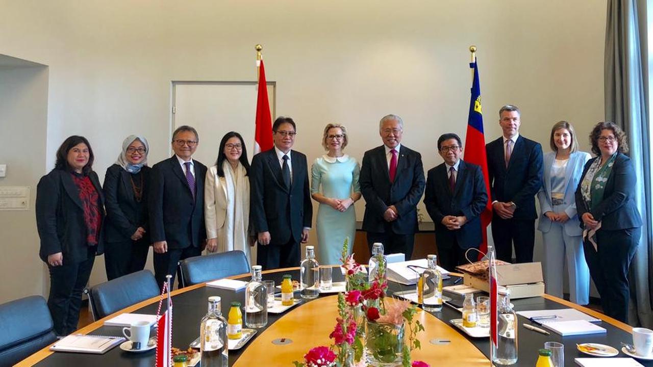 Menteri Perdagangan Enggartiasto Lukita, mengajak investor Liechtenstein berinvestasi di Indonesia. Dok Ke