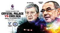 Crystal Palace vs Chelsea (Liputan6.com/Abdillah)