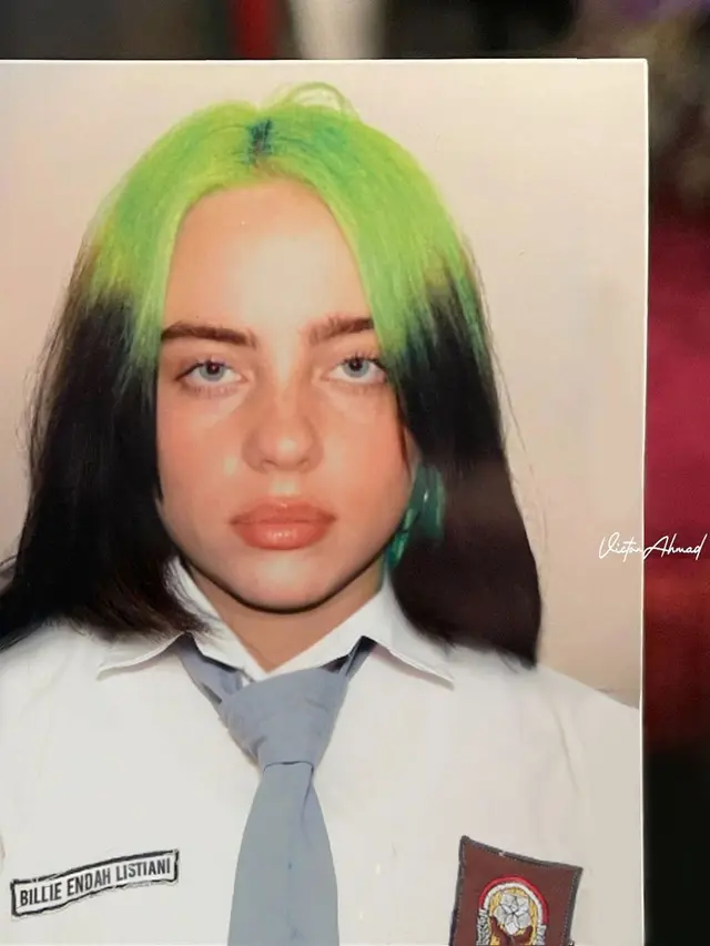 6 Editan Foto Billie Eilish Jika Jadi Orang Indonesia Ini Kocak