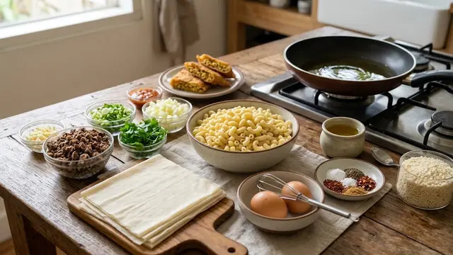 Resep Martabak Makaroni Teflon/AI Generated