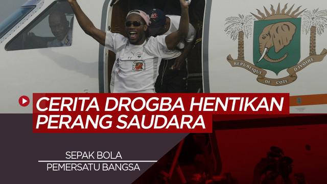 Berita Video tentang mantan pemain Chelsea, Didier Drogba yang berhasil menghentikan perang saudara lewat sepak bola