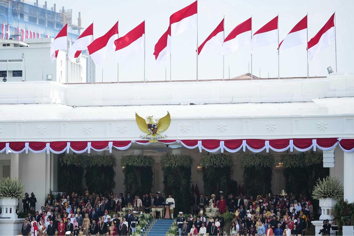 FOTO: Untuk Pertama Kalinya, Presiden Prabowo Pimpin Upacara Detik-Detik Proklamasi di Istana Merdeka