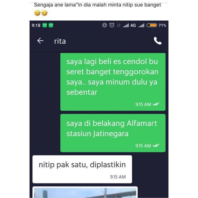 permintaan absurd pelanggan ojol