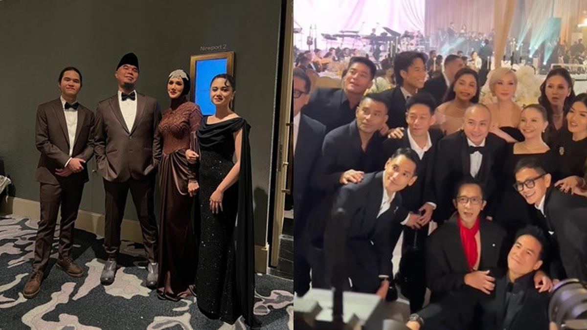 10 Potret Tamu Artis di Intimate Dinner Al Ghazali–Alyssa, Berbusana Hitam Elegan