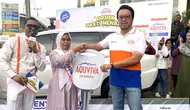Jual AQUVIVA di Warung, Etin di Kuningan Jawa Barat Menang Hadiah Mobil Mewah