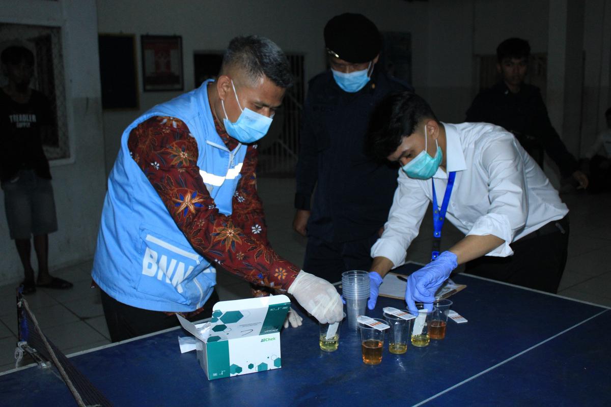 Razia di Lapas Kelas IIA Subang. (merdeka.com/istimewa).