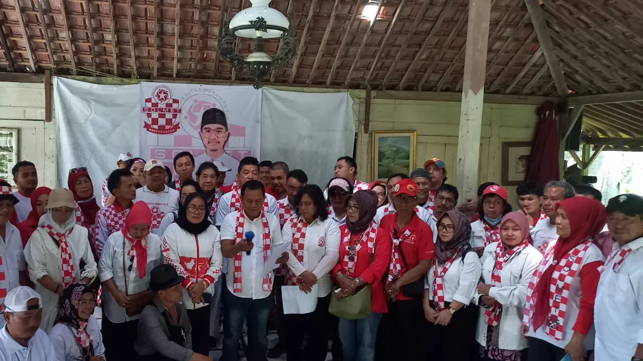 Deklarasi dukungan Kaesang Pangarep maju Pilkada Depok. (Istimewa)