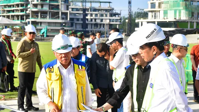 Presiden Joko Widodo atau Jokowi optimis bisa mulai berkantor di Ibu Kota Nusantara (IKN), Kalimantan Timur pada Juli 2024. (Biro Pers Kepresidenan).