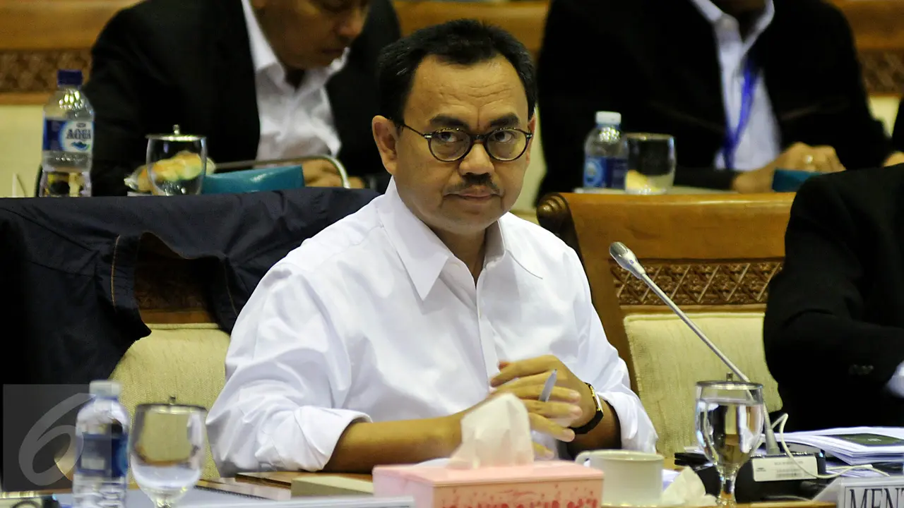 20160125- Menteri ESDM Sudirman Said Raker Komisi VII-Jakarta-Johan Tallo