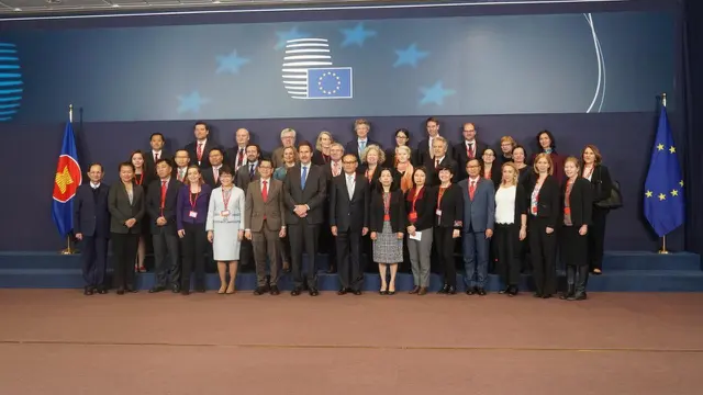 Pertemuan ASEAN-Uni Eropa Senior Officials Meeting digelar di Brussel, Belgia. (Kemlu RI)