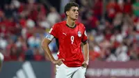 Hamza Abdelkarim saat memperkuat Timnas Mesir pada ajang Piala Afrika 2025. (Istimewa)