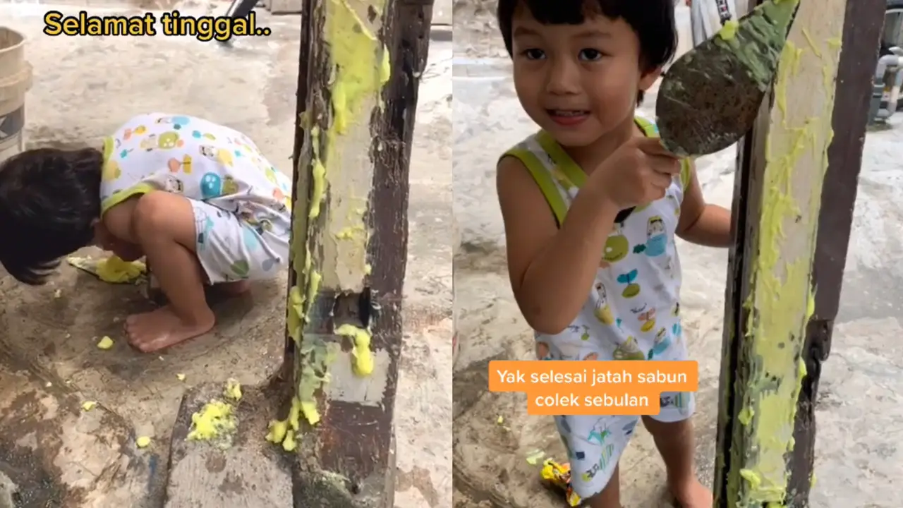 Anak Main Sabun Colek