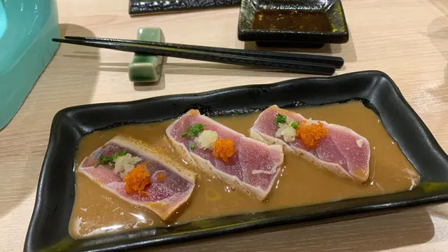 Tuna Carpacio di Guresu Dining