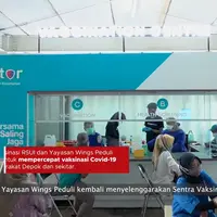 Menuju New Normal 2021, RSUI dan Yayasan Wings Peduli Hadirkan Fasilitas Vaksinasi 2021 / copyright fimela