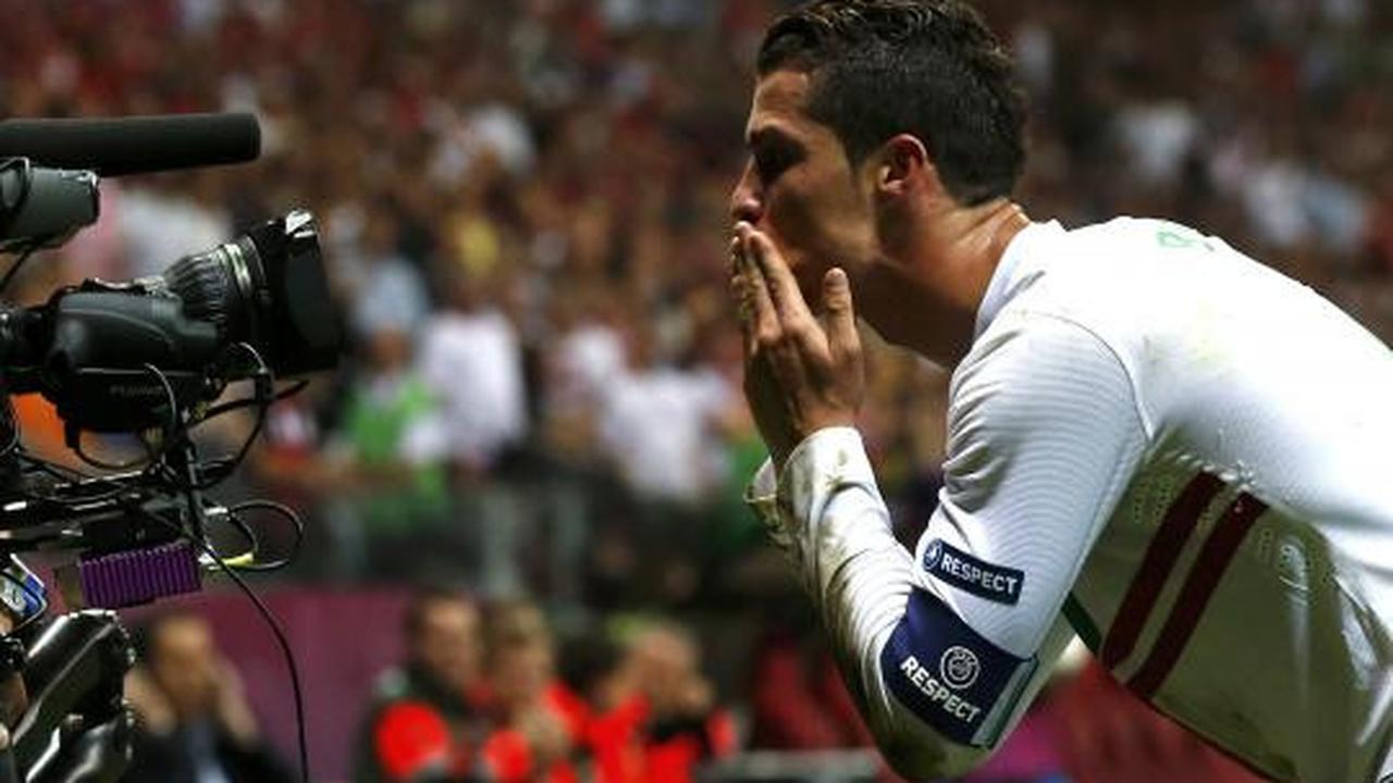 Ekspresi CR7 di lapangan hijau