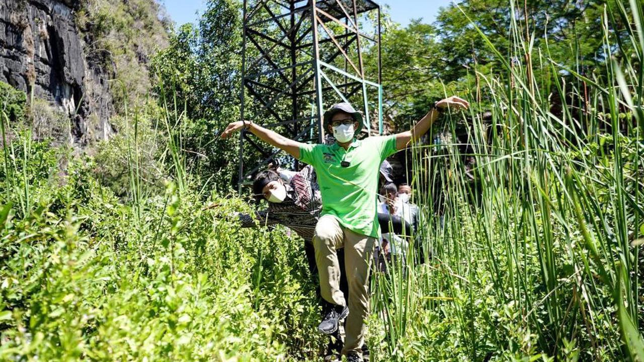 Menparekraf Sandiaga Uno Dorong Kampung Rammang-Rammang Jadi Bagian UNESCO Global Geopark