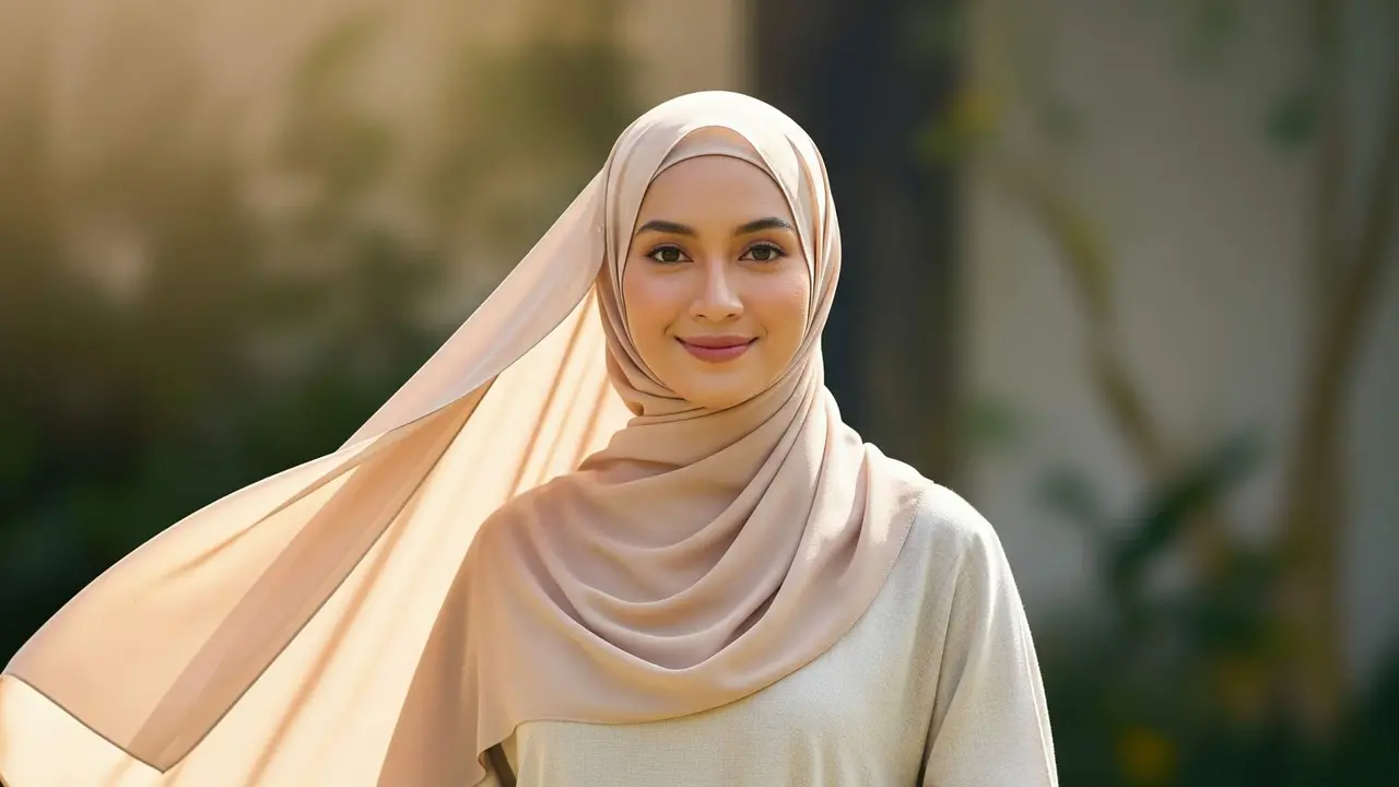 Model Gamis Abaya Linen Adem Cocok untuk Cuaca Panas