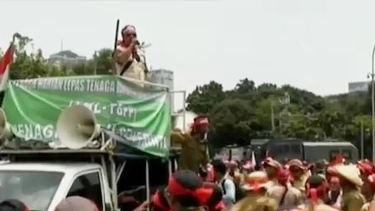  Pegawai Honorer Demo