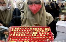 Harga Emas Antam Anjlok Rp50 Ribu, Sentuh Rp2,348 Juta per Gram Hari Ini