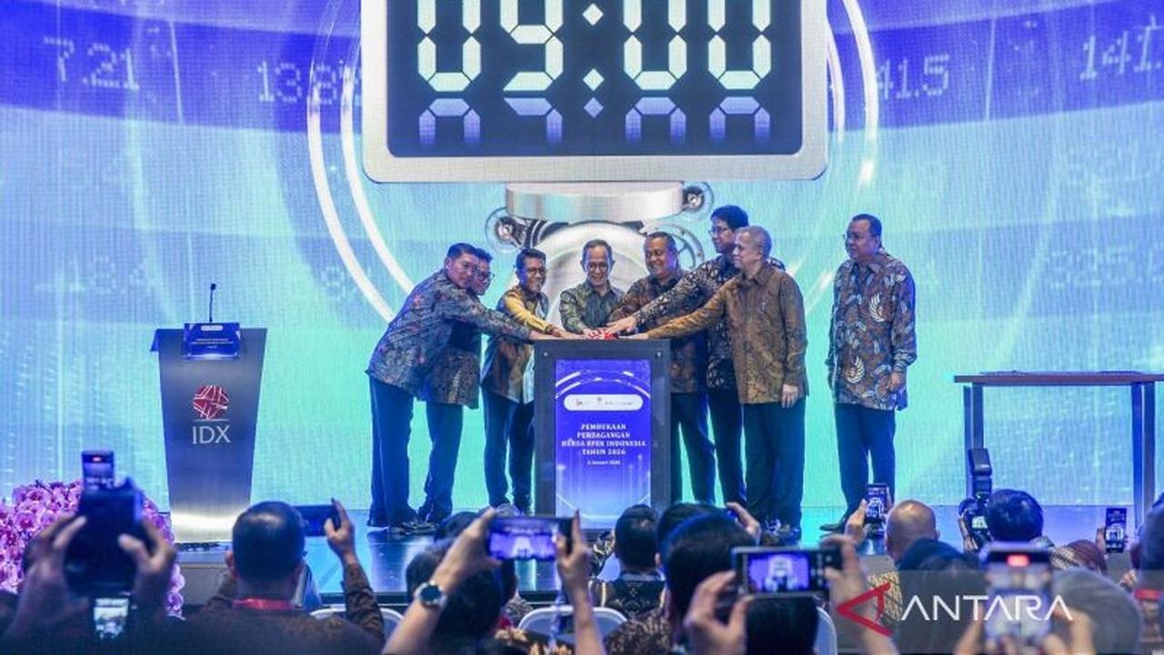 IHSG Awal Tahun 2026 Ditutup Menguat, Optimisme Pasar Dorong Target 10.000 Poin