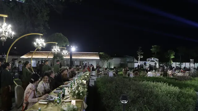 Suasana saat Royal Heritage Dinner bersama Kanjeng Gusti Pangeran Adipati Arya Mangkoenagoro X.